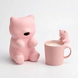 Mini Food Cooling Fan for Coffee, Tea & Soup, Cat-Shaped Drink Cooler, USB Rechargeable Beverage Cooler, Portable Clip-On Cooling Robot, Cools Hot Food & Drinks in 3 Minutes