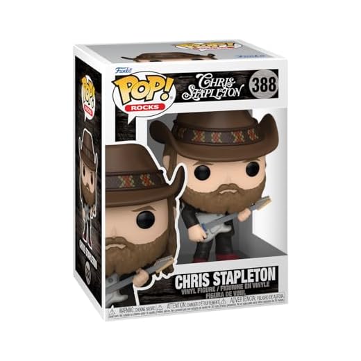 Funko Pop! Rocks: Chris Stapleton - Figura de Vinilo Coleccionable - Idea de Regalo- Mercancia Oficial - Juguetes para Niños y Adultos - Music Fans - Muñeco para Coleccionistas y Exposición