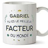 Mugffins Tasses Personnalisables pour FACTEUR homme - En Fran�ais - Cadeau Personalis�- Meilleur du Monde - 11 oz / 330 ml
