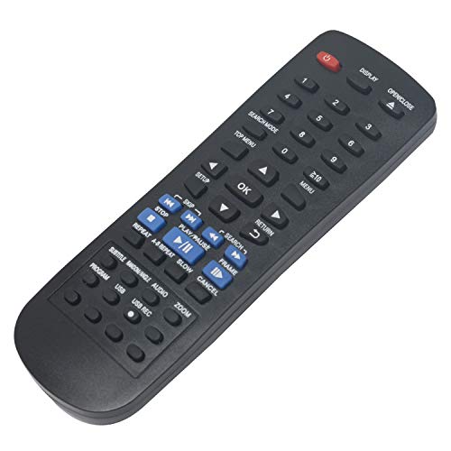 VINABTY N2QAYA000015 Remote Control Replace fit for Panasonic DVD-S500 DVD-S700 DVD-S485 DVD-S500EP-K, Black - Image 2