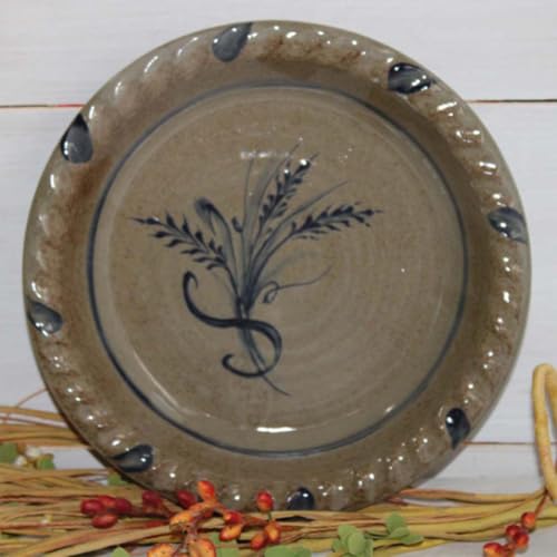 BLACK FOREST DECOR Wheat Shaft Pie Plate