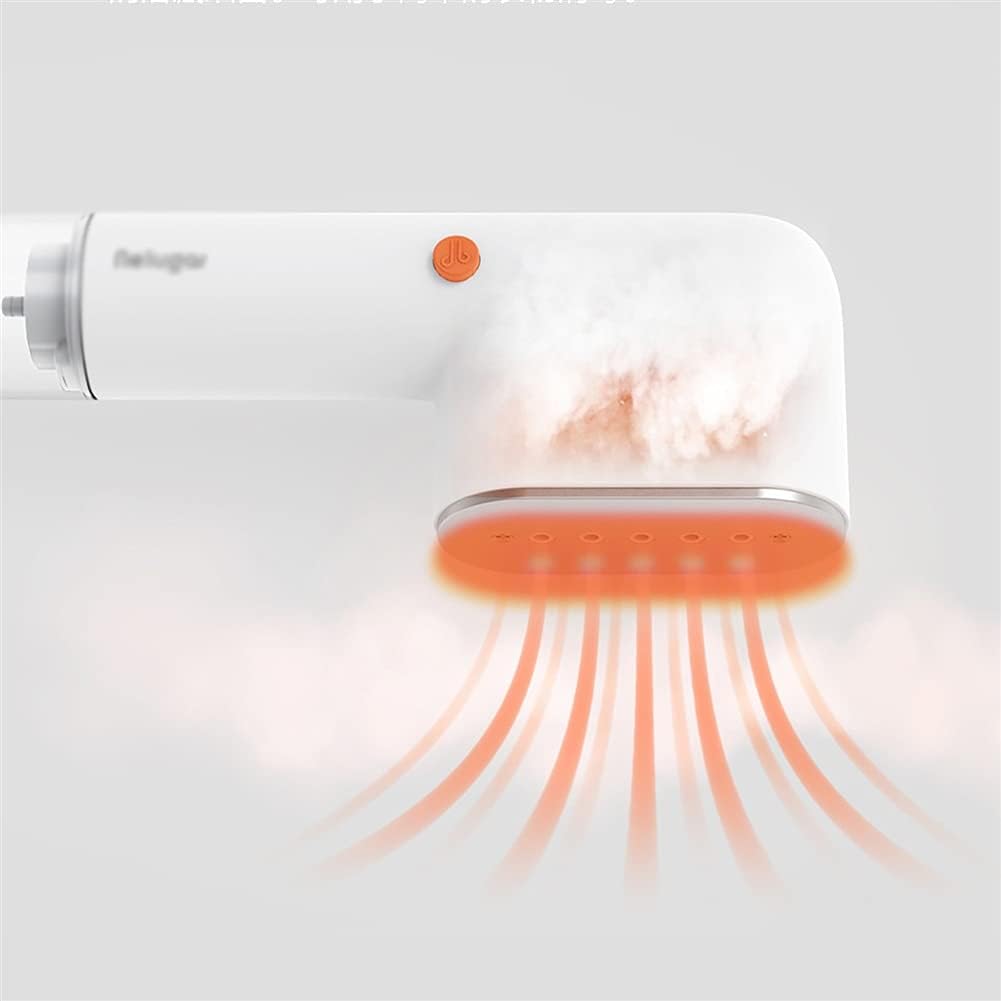 Handheld Steamer Handheld Hanging Ironing Machine Small Portable Home Dormitory Travel Ironing Machine Handheld Garment Steamer (Color : White, Size : 25x8x4.3cm)