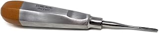 Dental Elevator LUX-S 2mm for Tooth Molar Root Extraction Made of Stainless Steel with Hollow Handle Surgical Implant Luxating Instruments Gold Handle End