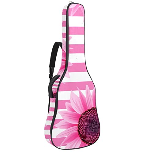 Housse étanche pour guitare acoustique avec double bandoulière et poche Motif floral, Multicolore 03., 42.9×16.9×4.7 in… - Les Beatles, Paul McCartney, John Lennon, RIngo Starr, George Harrison Housse étanche pour guitare acoustique avec double bandoulière et poche Motif floral, Multicolore 03., 42.9x16.9x4.7 in…
