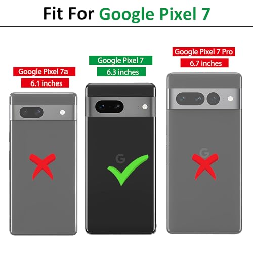 Coque Google Pixel 7 rose antichoc avec protège-écran et anneau