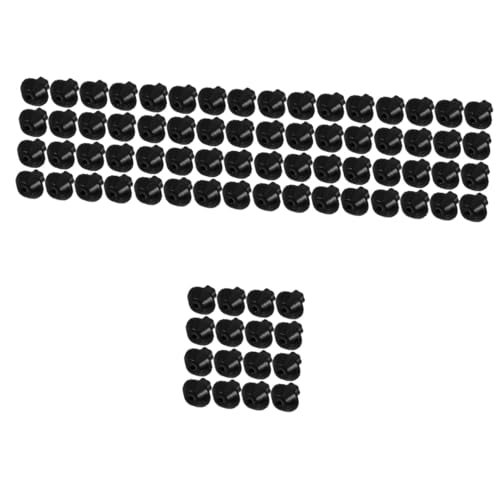 Lurrose 5sets 16pcs Rubber Feet for Gas Stove Grate Replacement Enhanced Stability Kitchen Burner Foot Pads Easy Installation Compatible with Cooktops 16pcs*5