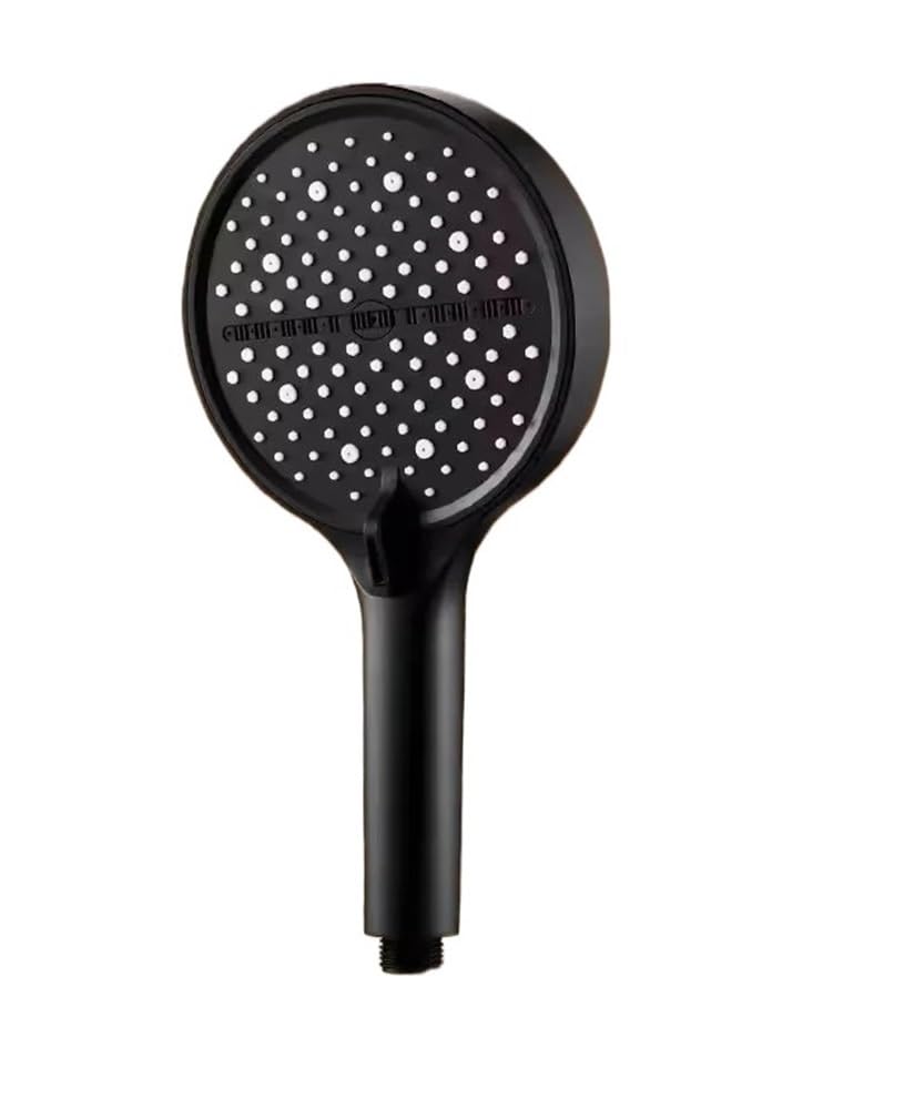 TCVCTNMZTX 15CM Big Panel Massage Spa Pressurized Shower Head 7 Modes High Pressure Rainfall One-Key Stop Handheld Showerhead Shower head(A)