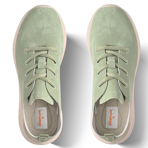 Sunnystep 1008W Balance Runner - Supportive Active Sneakers For Women - All Day Comfort - Blister Free - Soft Vegan Leather - Comfortable Walking Shoes Women - Anti Slip - Colour Jade Velvet thumb #2