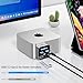 SWITCHFLUX Mac mini M4 Expansion Dock,Mac mini Hub with 10Gbps USB C×2,10Gbps USB A×2,SD/TF 3.0 Card Reader | High-Speed Data Transfer 6 in 1 Hub for Mac mini M4/M4 Pro