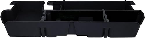Miniatura 3 de Guantera organizadora para almacenamiento Du Ha, se coloca abajo del asiento, para Toyota Tundra, almacenamiento bajo asiento, Negro