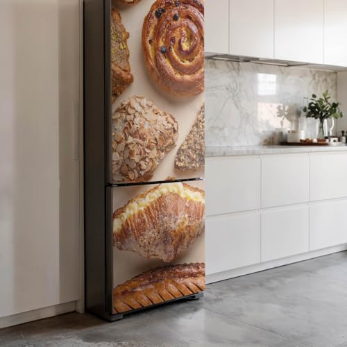 Sticker frigo 60x205 cm cache rayures et protection de cuisine - 4
