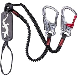 Cable De Seguridad Para Arnes Fixe Ferratum, Adultos Unisex, Gris, Medio