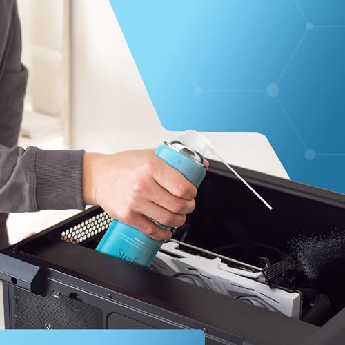 Sterlix Air Duster Can Compressed Air Spray Can Dust Cleaner PC, Keyboard, Electronic Devices & Car Cleaning Protect, 2 x 400ml, Packaging May Vary - View 8