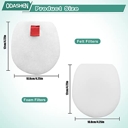3er-Pack Filter set Ersatz für Shark IC300 IZ251UK IZ251UKT IZ201UK IZ201UKT IZ201UKTSB IZ202SM IZ201ME IZ201EUT Akku-Staubsauger