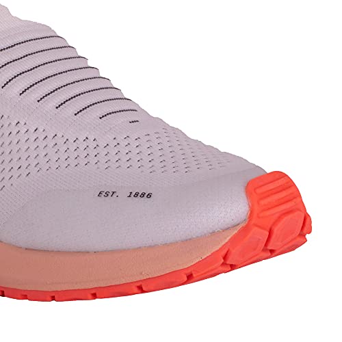 Tênis Cloud Knit, Coca-Cola Shoes, Feminino, Branco/Pessego, 34