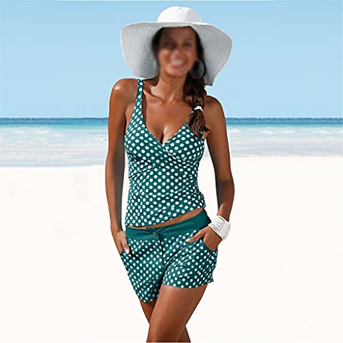 Maillot de bain deux pièces conservateur chic en maille confortable
