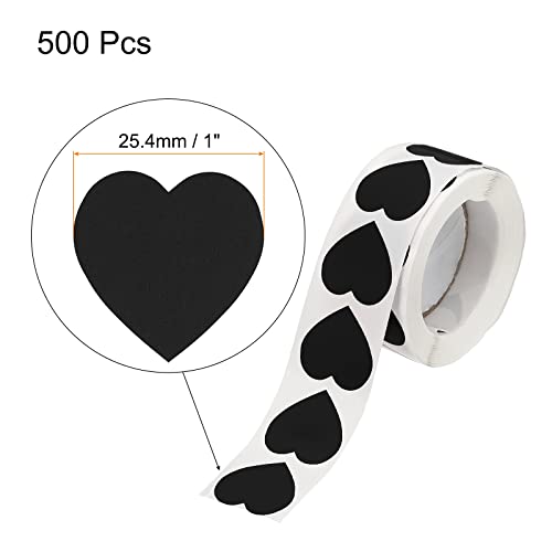 Autocollants en forme de cœur de 2,5 cm pour enveloppe de Saint-Valentin et scrapbooking - 3