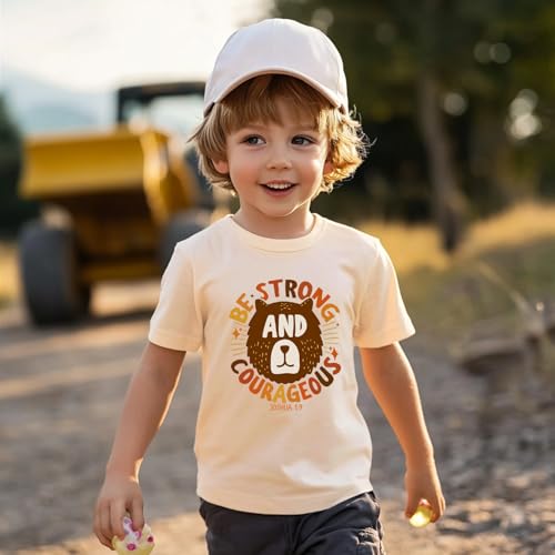 Image of Kids Christian Shirt Toddler Created with a Purpose Shirt Boys Girls Bible Verse Religious Clothes 2-7 Years
