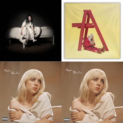 Happier Than Ever (X) (2LP) & Happier Than Ever (2LP/Recycled Vinyl/Rainbow Foil Jacket) (Rsd) & Billie Eilish - Dont Smile At Me (Black LP Vinyl) & When We All Fall Asleep, Where Do We Go? (Pale Yellow LP Vinyl)