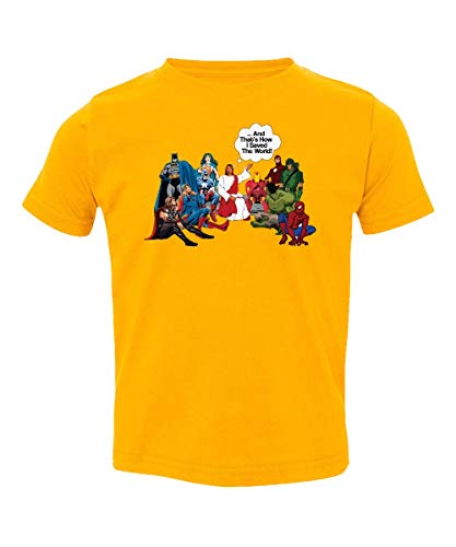 That's How I Saved The World Jesus and Superheroes Christian Toddler T-Shirt