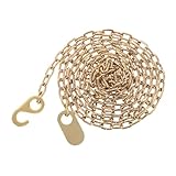 ORFOFE Grandfather Clock Weight Chain Vintage Golden Mechanical Clock Pendulum Repair Hammer Chain Replacement Parts