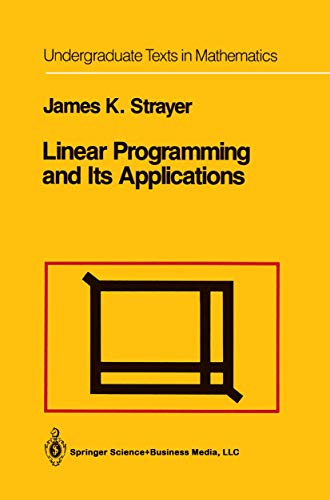 Linear Programming and Its Applications view 2