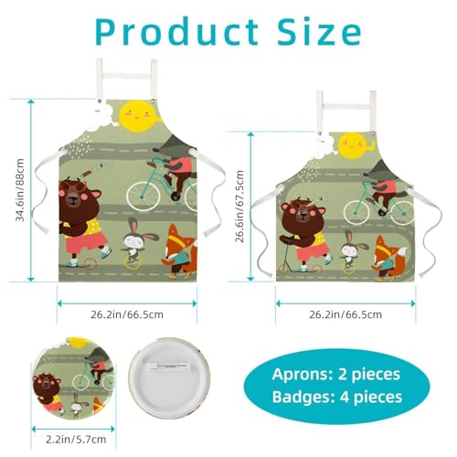 Tablier de cuisine pour nettoyage de la maison évitant les taches de graisse