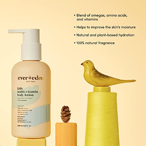 Evereden Kids Body Lotion: Fresh Pomelo, 6.8 Fl Oz. | Plant Based And Natural Kids Skin Care | Non-Toxic And Organic Ingredients | Multi-Vitamin Skin Care For Kids #TOP1