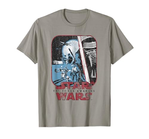 Star Wars The Force Awakens Vintage Comic Kylo Ren Poster T-Shirt