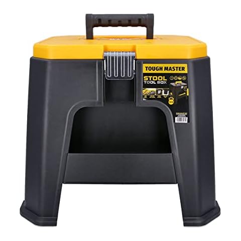 TOUGH MASTER Portable Step Stool with Storage Cover