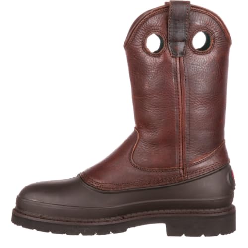 Georgia Boot Men's Muddog Steel Toe Wellington Work Boots