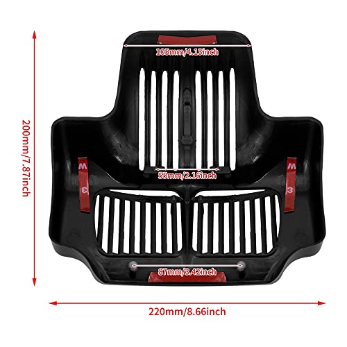 Motorcycle Stock Oil Cooler Cover For Harley Touring Flht Fltr Electra Road Street Trikes Glide Road King 2011-2016 (Black) #TOP2