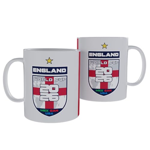 Image of Partisan England Mug WC 2026 11oz - 2 Designs to Choose from (Badge)