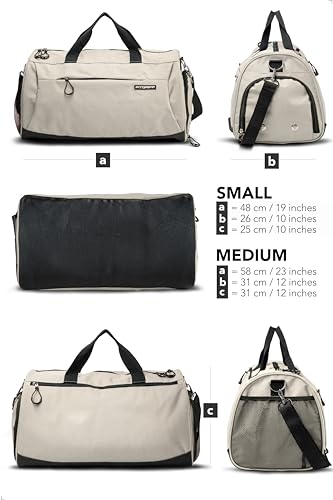Image of Fitgriff Gym Bag for Men & Women with Shoe & Wet Compartment - Duffle Bag for Travel, Sports, Fitness & Workout