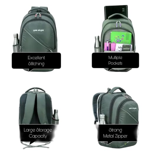 Image of Unisex comfortable 4th to 10th class casual Waterproof school bags 25 Liter,BGPK 108