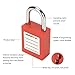 MUNEFE 25mm Lockout Tagout Lock, Insulation Safety Padlock, Tagout Padlock for Industrial and Flammable Environments, Etc