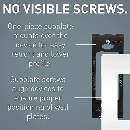 Legrand - Pass & Seymour Radiant Decorator Outlet With 3.1 Amp Usb Charger With Screwless Wall Plate, White, Comes With Wall Plate, Tm826Usbwpw #TOP3