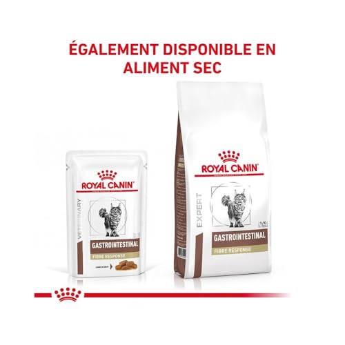 Royal Canin Gastro Intestinal Fibre Response | 12 x 85 g | Diät-Alleinfuttermittel für Adulte Katzen | Für Katzen mit chronischer Verstopfung oder ähnlichen Magen-Darm-Problemen