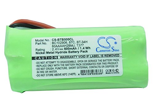 Batería de Repuesto Binatone Compatible BT-34H 600mAh miniatura 5