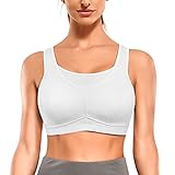 CYDREAM Women Sports Bra Bounce Control High Impact Support Full Coverage Wirefree Adjustable Straps...