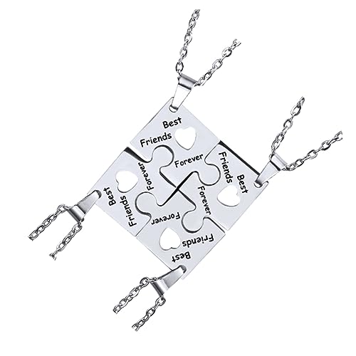 GALPADA 4 Pz collana di buon collana a cuore per