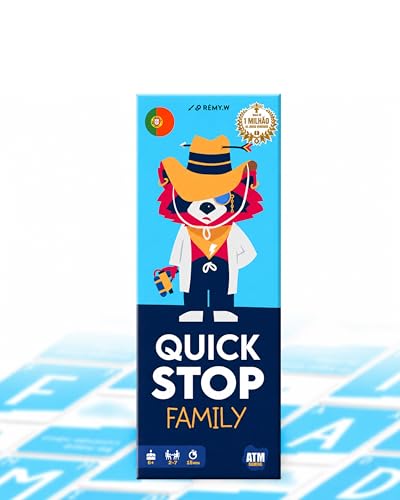 ATM Gaming Quickstop Family - Jogo de Cartas para Toda