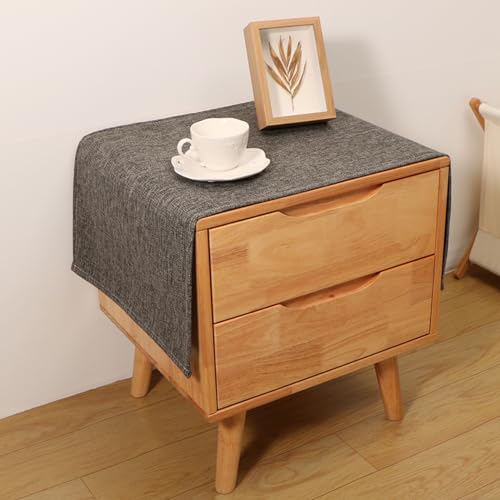 Utobanh Mantel pequeño para mesita de noche cubierta antipolvo para decoración del hogar de tela
