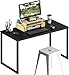 SHW Mission 48-Inch Home Office Computer Desk, Black