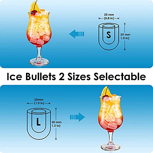 Fabricadora de hielo portátil y compacta de 26 lbs/24h miniatura 7