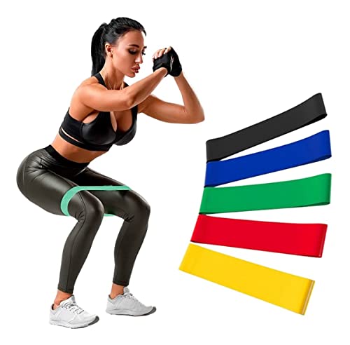 KIT 3 Thera Band + 5 Faixas Elástica Fisioterapia Extensores