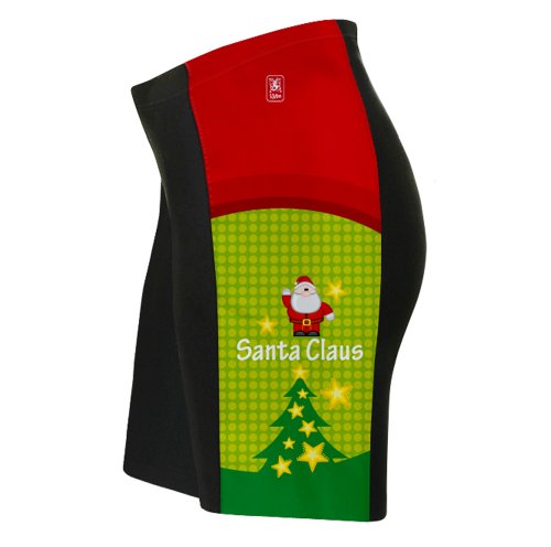 Shorts de Ciclismo ScudoPro Santa Navideños para Hombre miniatura 1