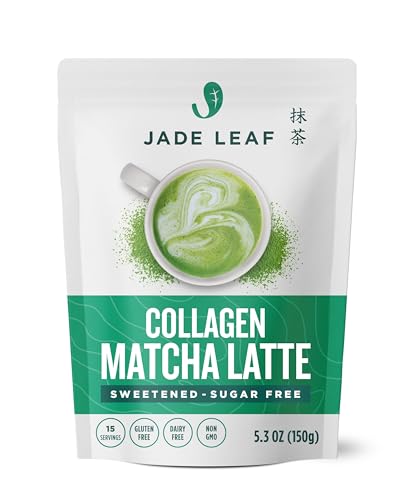 Jade Leaf Matcha Latte Powder with Grass Fed Bovine Collagen