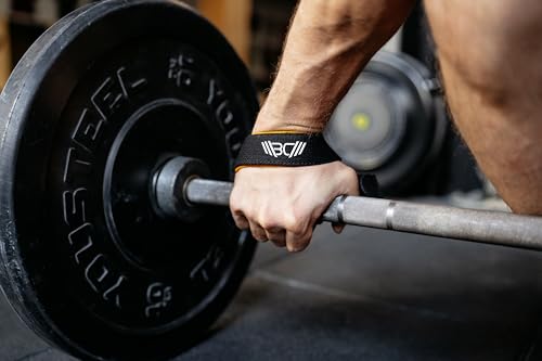 Image of WARM BODY COLD MIND V2 Lifting Wrist Straps for Weightlifting - Hand Straps for Powerlifting, Weight Lifting, Bodybuilding Functional /Cross Training, Deadlift Gym Bar, Cotton