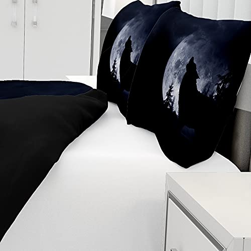 Housse de Couette Loup 3D Impression Haute Définition Durable